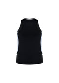 Womens Renegade Singlet - Black/White/Silver ||SRC=https://cdn.fashionbizapps.nz/honeybee/images/SG702L_bProduct_Black_White_Silver_02_AsL71aE.jpg