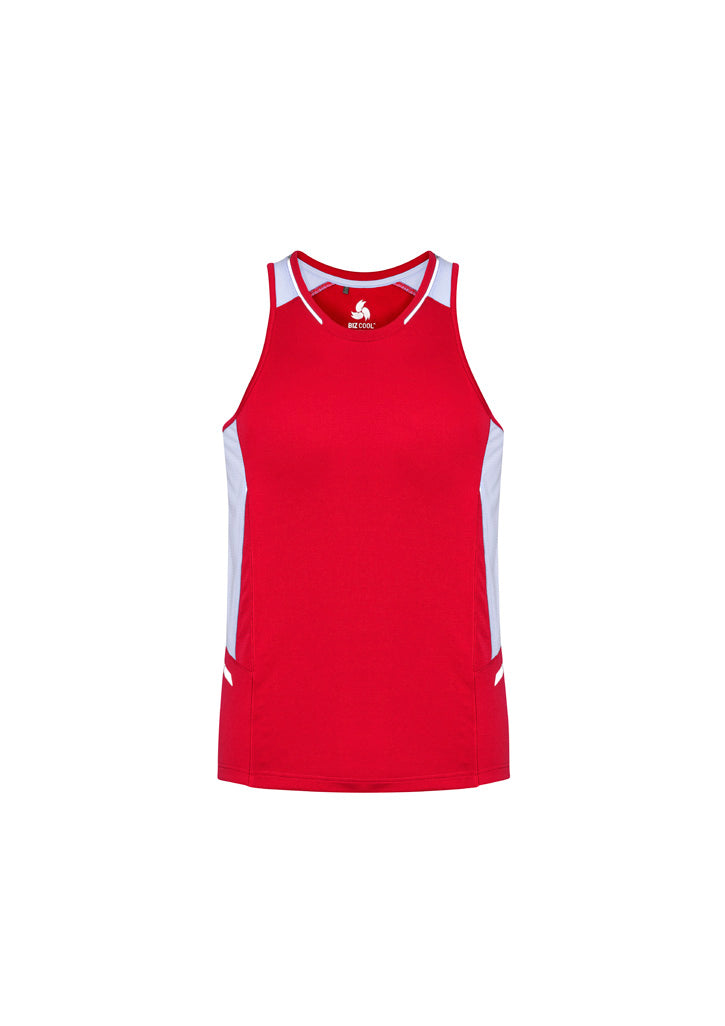 Mens Renegade Singlet - Red/White/Silver ||SRC=https://cdn.fashionbizapps.nz/honeybee/products/management/data/reshoot%20colour/SG702M_Product_RedWhite_01_5ooFZXy.jpg