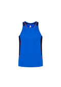 Mens Renegade Singlet ||SRC=https://cdn.fashionbizapps.nz/honeybee/images/SG702M_Product_RoyalNavyFluoroOrange_01_9BIOJ57.jpg