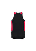 Mens Renegade Singlet - Black/Red/Silver ||SRC=https://cdn.fashionbizapps.nz/honeybee/images/SG702M_bProduct_Black_Red_Silver_02_a0KiVaH.jpg