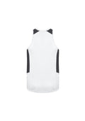 Mens Renegade Singlet - White/Black/Silver ||SRC=https://cdn.fashionbizapps.nz/honeybee/images/SG702M_bProduct_White_Black_Silver_02_WfpredC.jpg