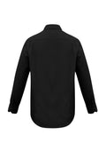 Mens Metro Long Sleeve Shirt - Black ||SRC=https://cdn.fashionbizapps.nz/honeybee/images/SH714_bProduct_Black_02_zkwmkvh.jpg
