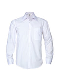Mens Metro Long Sleeve Shirt - White ||SRC=https://cdn.fashionbizapps.nz/honeybee/images/SH714_bProduct_White_01_voWSNst.jpg