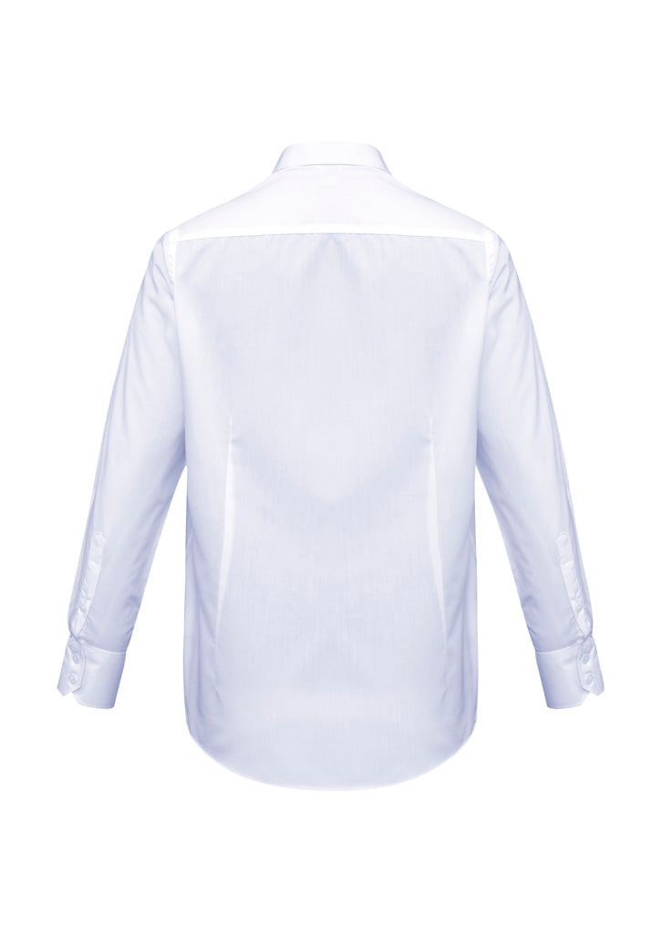 Mens Metro Long Sleeve Shirt - White ||SRC=https://cdn.fashionbizapps.nz/honeybee/images/SH714_bProduct_White_02_Ofqmf1K.jpg