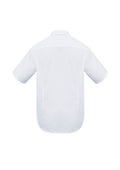 Mens Metro Short Sleeve Shirt - White ||SRC=https://cdn.fashionbizapps.nz/honeybee/images/SH715_bProduct_White_02_DnTrpjL.jpg