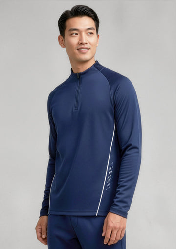Unisex Balance Mid Layer Top ||SRC=https://cdn.fashionbizapps.nz/honeybee/images/SW225M_Talent_Navy_White_01_R_OVCpJ4y.jpg