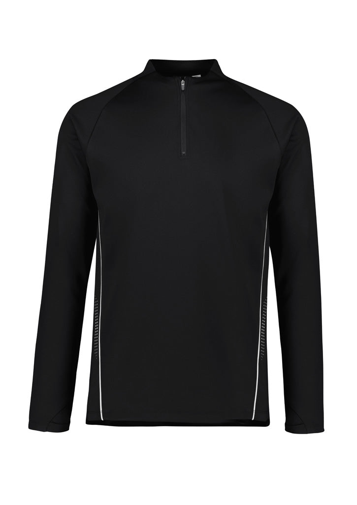 Unisex Balance Mid Layer Top - Black/White ||SRC=https://cdn.fashionbizapps.nz/honeybee/images/SW225M_bProduct_Black_White_01_G3PzCvy.jpg