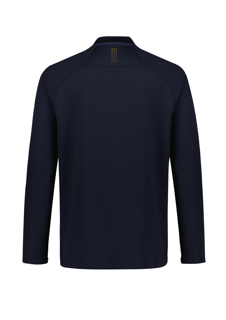 Unisex Balance Mid Layer Top - Navy/Gold ||SRC=https://cdn.fashionbizapps.nz/honeybee/images/SW225M_bProduct_Navy_Gold_02_Z8Wcr3r.jpg