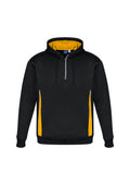 Unisex Renegade Hoodie - Black/Gold/Silver ||SRC=https://cdn.fashionbizapps.nz/honeybee/images/SW710M_bProduct_Black_Gold_Silver_01_UFb4TTR.jpg