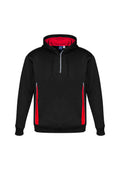 Unisex Renegade Hoodie - Black/Red/Silver ||SRC=https://cdn.fashionbizapps.nz/honeybee/images/SW710M_bProduct_Black_Red_Silver_01_AYOrLJI.jpg