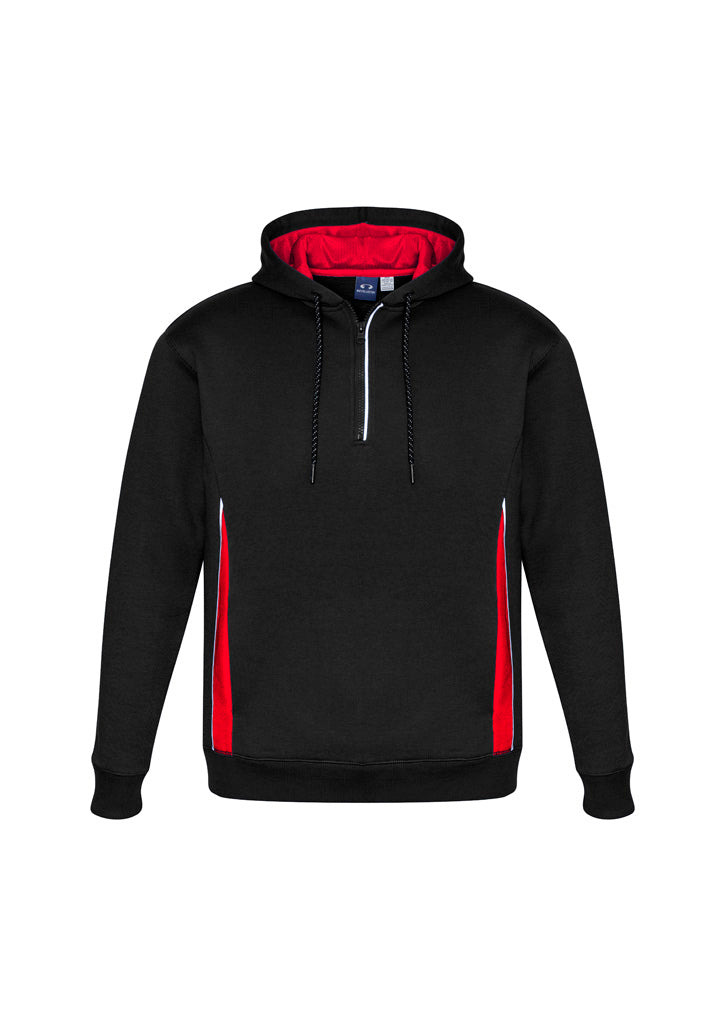 Unisex Renegade Hoodie - Black/Red/Silver ||SRC=https://cdn.fashionbizapps.nz/honeybee/images/SW710M_bProduct_Black_Red_Silver_01_AYOrLJI.jpg