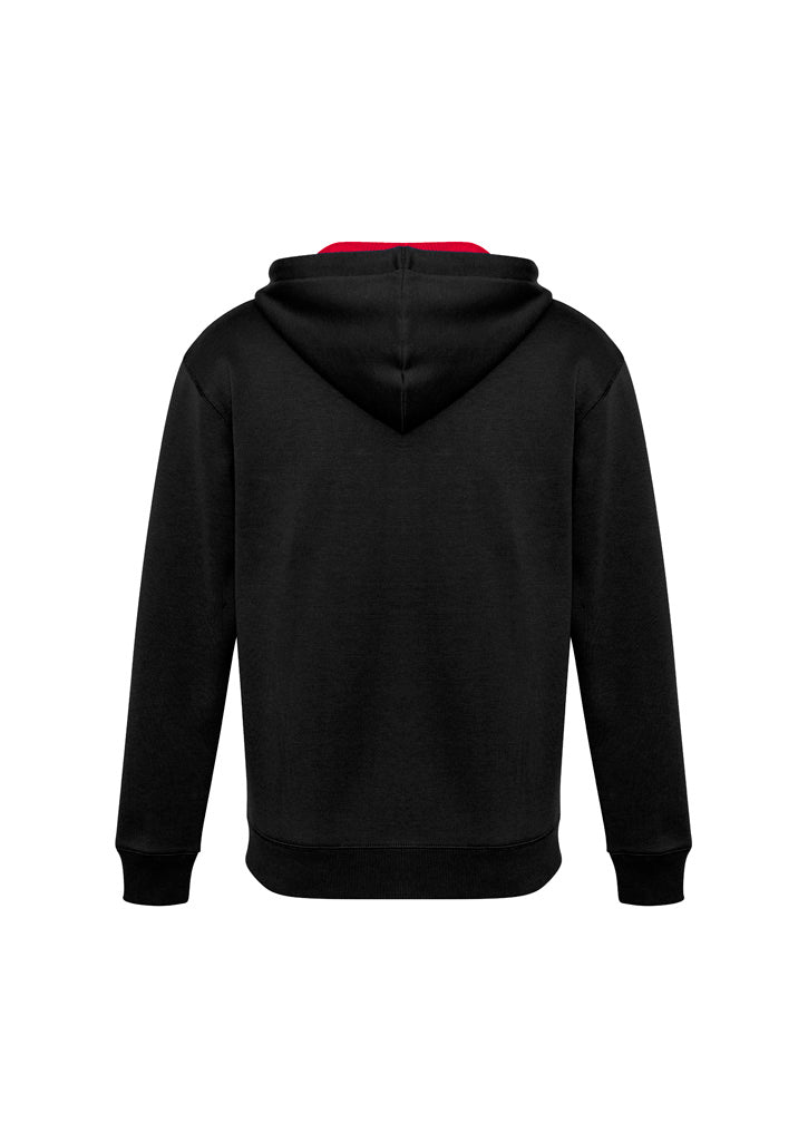 Unisex Renegade Hoodie - Black/Red/Silver ||SRC=https://cdn.fashionbizapps.nz/honeybee/images/SW710M_bProduct_Black_Red_Silver_02_O8SF04G.jpg