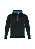Unisex Renegade Hoodie - Black/Teal/Silver ||SRC=https://cdn.fashionbizapps.nz/honeybee/images/SW710M_bProduct_Black_Teal_Silver_01_V479cTM.jpg