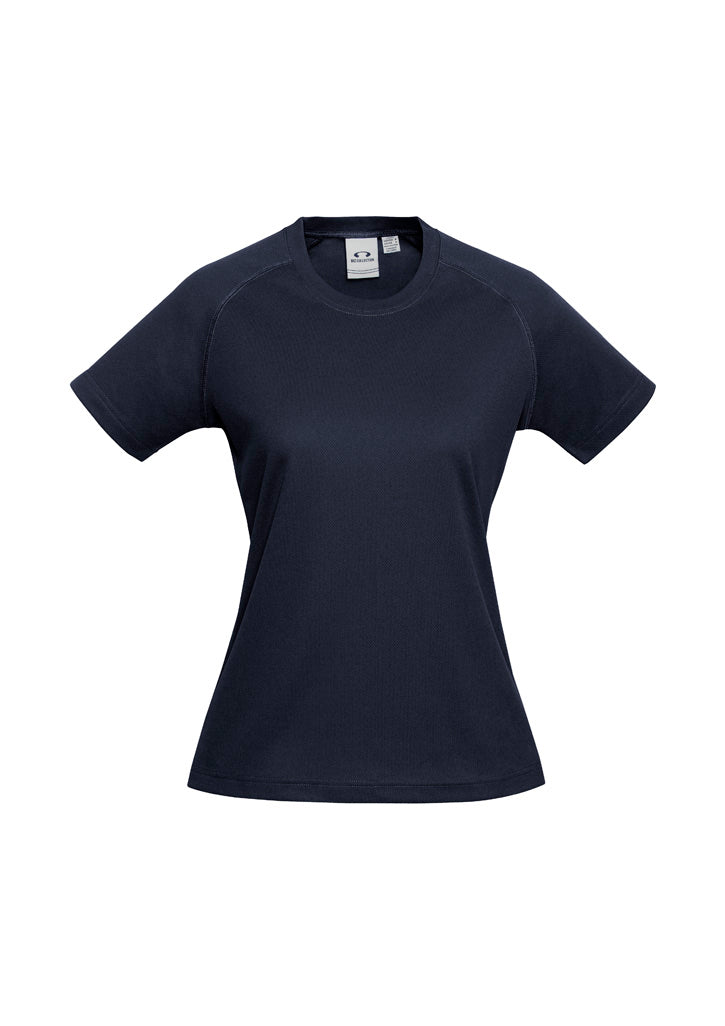 Womens Sprint Short Sleeve Tee - Navy ||SRC=https://cdn.fashionbizapps.nz/honeybee/images/T301LS_bProduct_Navy_01_RKZzJBr.jpg