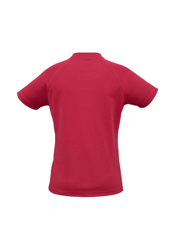 Womens Sprint Short Sleeve Tee - Red ||SRC=https://cdn.fashionbizapps.nz/honeybee/images/T301LS_bProduct_Red_02_rP1LKRH.jpg
