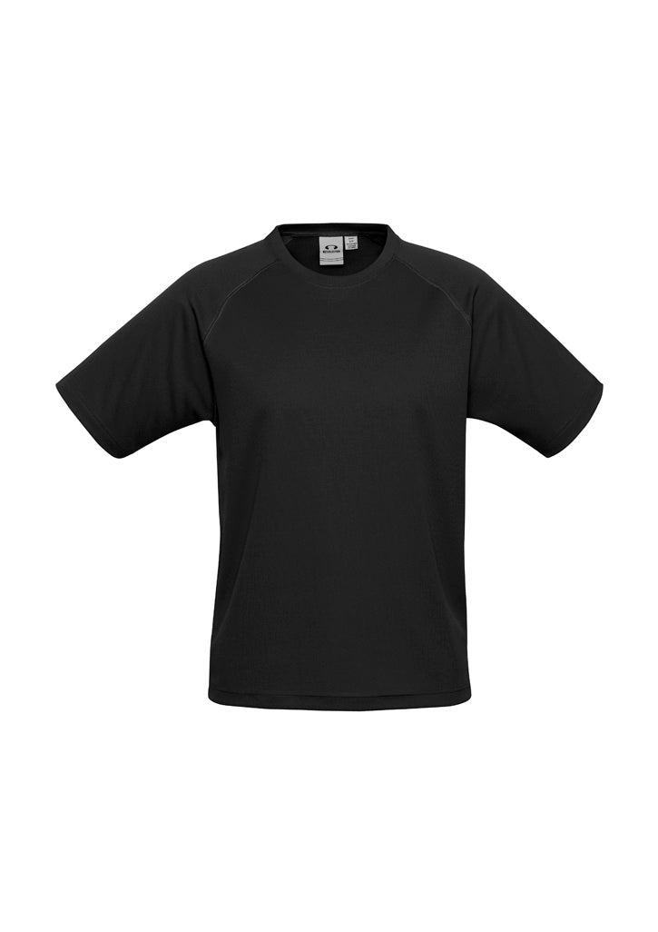Mens Sprint Short Sleeve Tee - Black ||SRC=https://cdn.fashionbizapps.nz/honeybee/images/T301MS_bProduct_Black_01_caxy7qx.jpg
