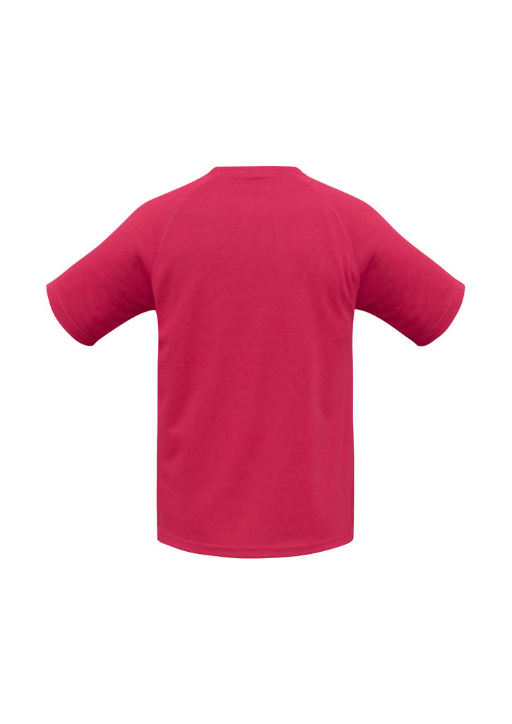 Mens Sprint Short Sleeve Tee - Red ||SRC=https://cdn.fashionbizapps.nz/honeybee/images/T301MS_bProduct_Red_02_9ThP3HR.jpg