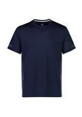 Mens Balance Short Sleeve Tee - Navy/White ||SRC=https://cdn.fashionbizapps.nz/honeybee/images/T318MS_bProduct_Navy_White_01_E9WBJnm.jpg