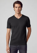Mens Viva Short Sleeve Tee ||SRC=https://cdn.fashionbizapps.nz/honeybee/images/T403M_Talent_Black_01_TbzFOCA.jpg