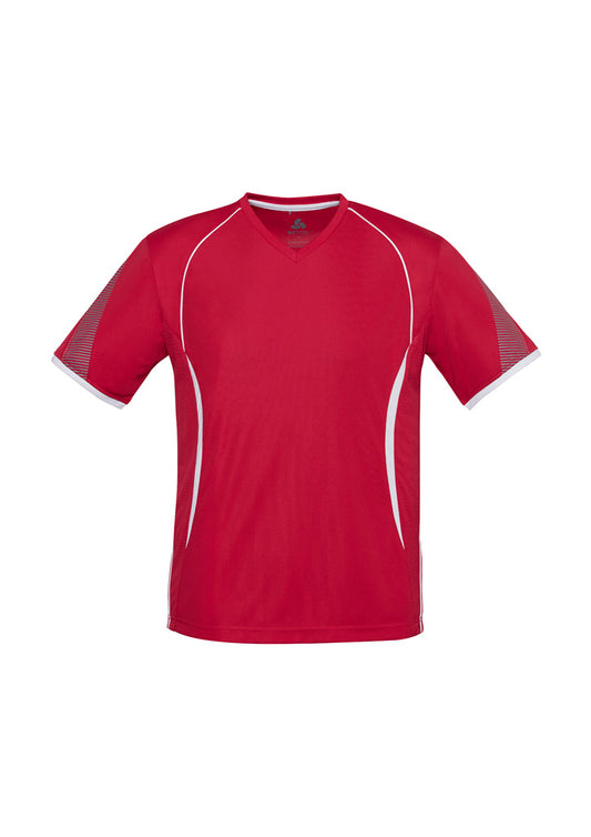 Kids Razor Tee - Red/White ||SRC=https://cdn.fashionbizapps.nz/honeybee/products/management/data/reshoot%20colour/T406KS_Product_RedWhite_01_PRDSQIN.jpg