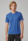 Mens Razor Short Sleeve Tee ||SRC=https://cdn.fashionbizapps.nz/honeybee/images/T406MS_Talent_Royal_White_01.jpg