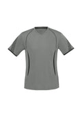 Mens Razor Short Sleeve Tee - Ash/Black ||SRC=https://cdn.fashionbizapps.nz/honeybee/images/T406MS_bProduct_Ash_Black_01_R4pc4Zc.jpg