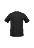 Mens Razor Short Sleeve Tee - Black/Red ||SRC=https://cdn.fashionbizapps.nz/honeybee/images/T406MS_bProduct_Black_Red_02_C8JxmoQ.jpg