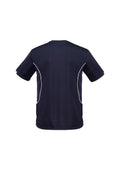 Mens Razor Short Sleeve Tee - Navy/White ||SRC=https://cdn.fashionbizapps.nz/honeybee/images/T406MS_bProduct_Navy_White_02_vHdIV5U.jpg