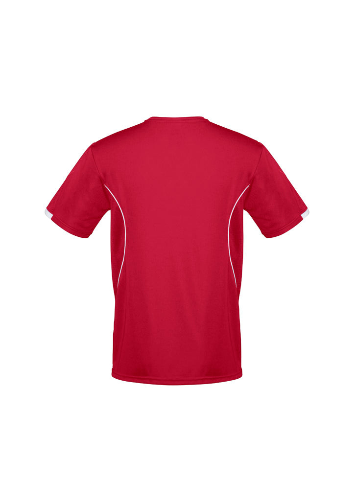 Mens Razor Short Sleeve Tee - Red/White ||SRC=https://cdn.fashionbizapps.nz/honeybee/images/T406MS_bProduct_Red_White_02_FLjz95j.jpg