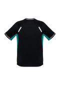 Kids Renegade Short Sleeve Tee - Black/Teal/Silver ||SRC=https://cdn.fashionbizapps.nz/honeybee/images/T701KS_bProduct_Black_Teal_Silver_02_X9Xz5Ig.jpg