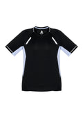 Kids Renegade Short Sleeve Tee - Black/White/Silver ||SRC=https://cdn.fashionbizapps.nz/honeybee/images/T701KS_bProduct_Black_White_Silver_01_sVCbXwO.jpg