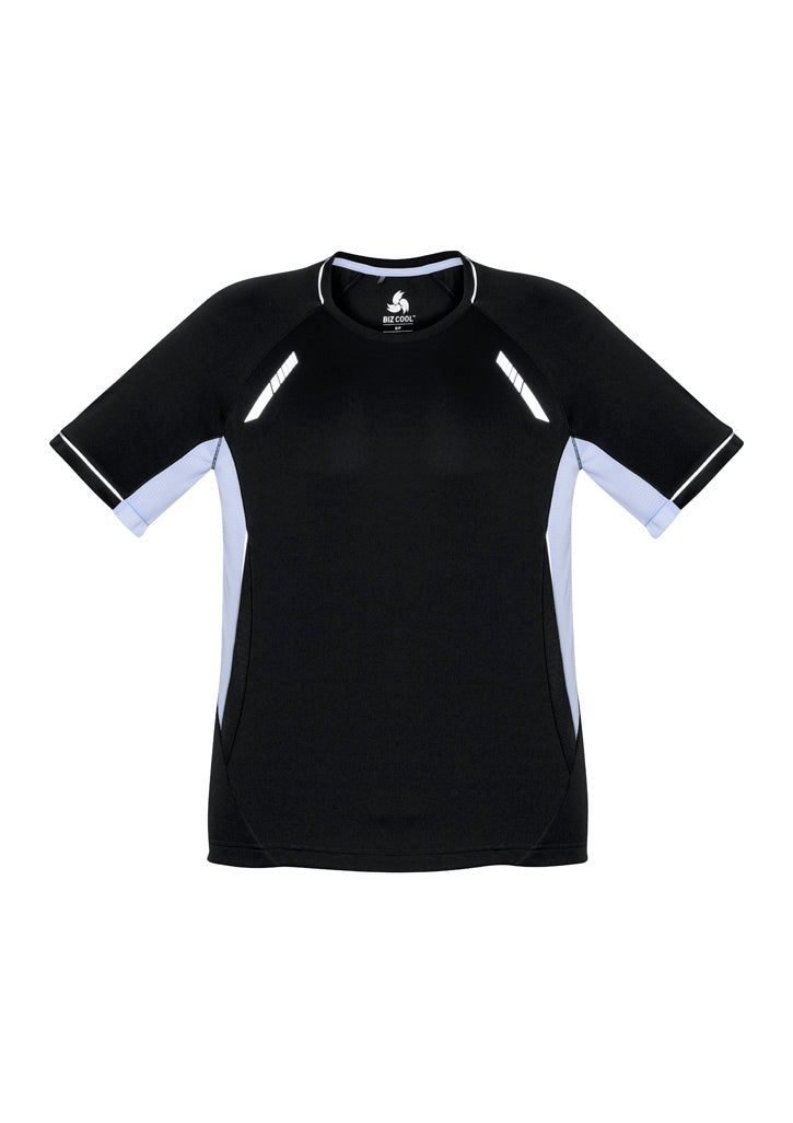 Kids Renegade Short Sleeve Tee - Black/White/Silver ||SRC=https://cdn.fashionbizapps.nz/honeybee/images/T701KS_bProduct_Black_White_Silver_01_sVCbXwO.jpg