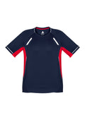 Kids Renegade Short Sleeve Tee - Navy/Red/Silver ||SRC=https://cdn.fashionbizapps.nz/honeybee/images/T701KS_bProduct_Navy_Red_Silver_01_FI92bJg.jpg