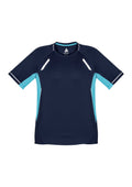 Kids Renegade Short Sleeve Tee - Navy/Sky/Silver ||SRC=https://cdn.fashionbizapps.nz/honeybee/images/T701KS_bProduct_Navy_Sky_Silver_01_ryHzl9g.jpg