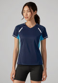 Womens Renegade Short Sleeve Tee ||SRC=https://cdn.fashionbizapps.nz/honeybee/images/T701LS_Talent_Navy_Sky_Silver_01_R_0w4HtcZ.jpg