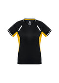 Womens Renegade Short Sleeve Tee - Black/Gold/Silver ||SRC=https://cdn.fashionbizapps.nz/honeybee/images/T701LS_bProduct_Black_Gold_Silver_01_bYQD9DA.jpg