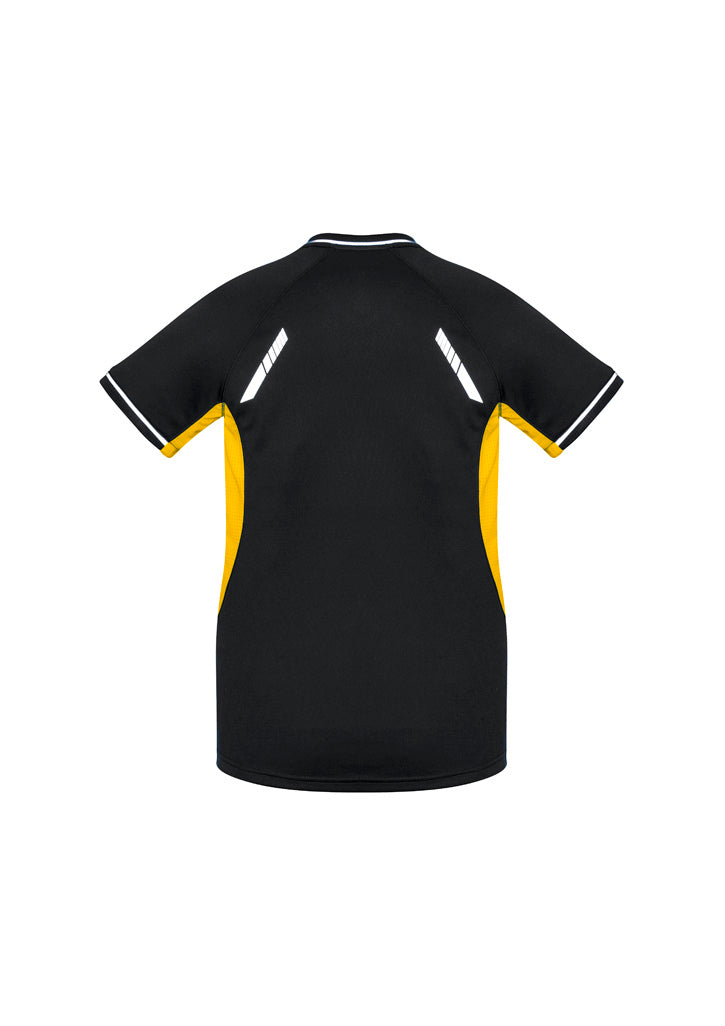 Womens Renegade Short Sleeve Tee - Black/Gold/Silver ||SRC=https://cdn.fashionbizapps.nz/honeybee/images/T701LS_bProduct_Black_Gold_Silver_02_8fAzGIy.jpg