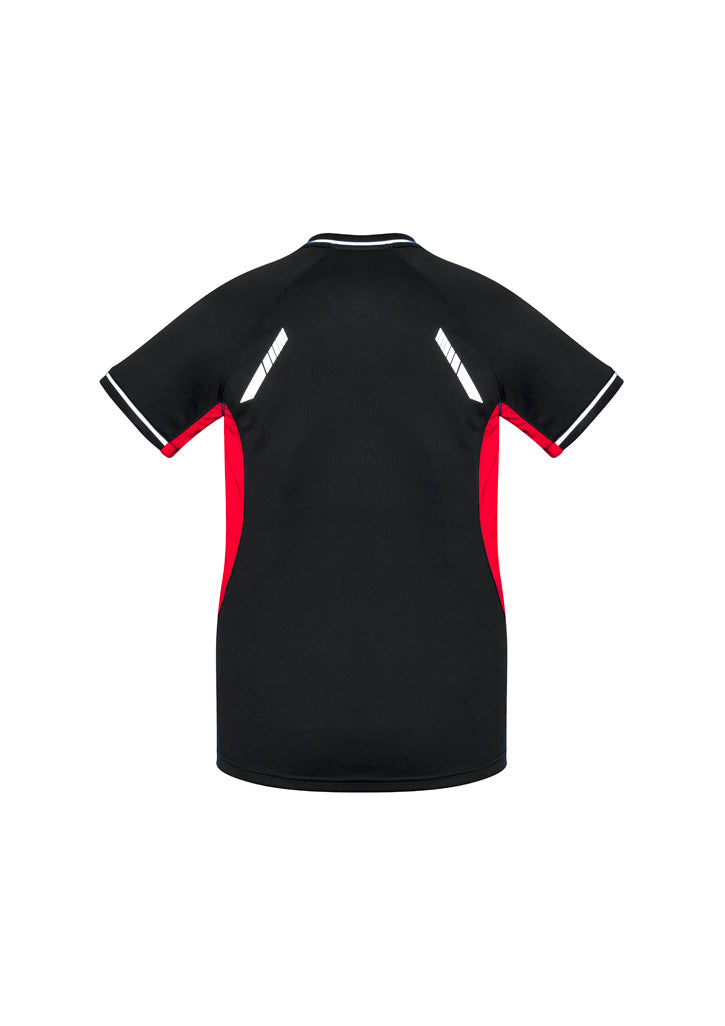 Womens Renegade Short Sleeve Tee - Black/Red/Silver ||SRC=https://cdn.fashionbizapps.nz/honeybee/images/T701LS_bProduct_Black_Red_Silver_02_B6KuBKE.jpg