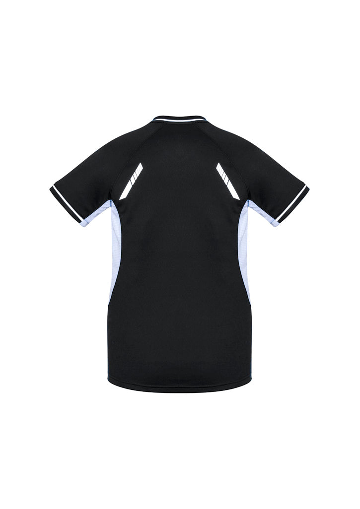 Womens Renegade Short Sleeve Tee - Black/White/Silver ||SRC=https://cdn.fashionbizapps.nz/honeybee/images/T701LS_bProduct_Black_White_Silver_02_Y94N00C.jpg