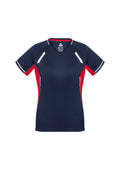 Womens Renegade Short Sleeve Tee - Navy/Red/Silver ||SRC=https://cdn.fashionbizapps.nz/honeybee/images/T701LS_bProduct_Navy_Red_Silver_01_djOuw8I.jpg