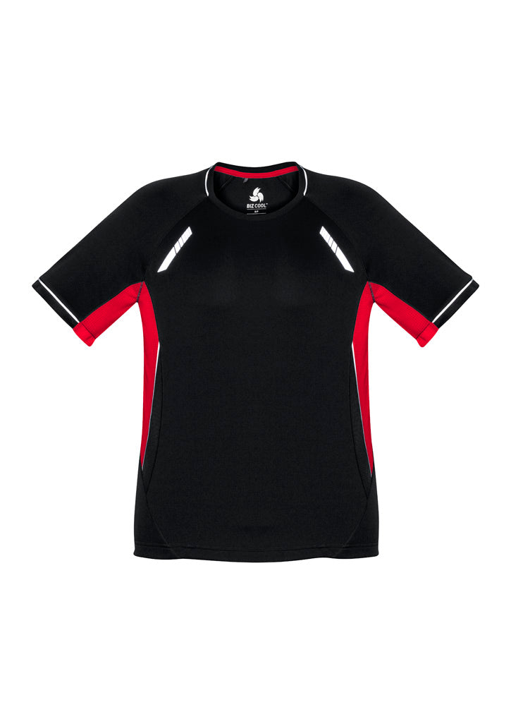 Mens Renegade Short Sleeve Tee - Black/Red/Silver ||SRC=https://cdn.fashionbizapps.nz/honeybee/images/T701MS_bProduct_Black_Red_Silver_01_s8GoHkW.jpg
