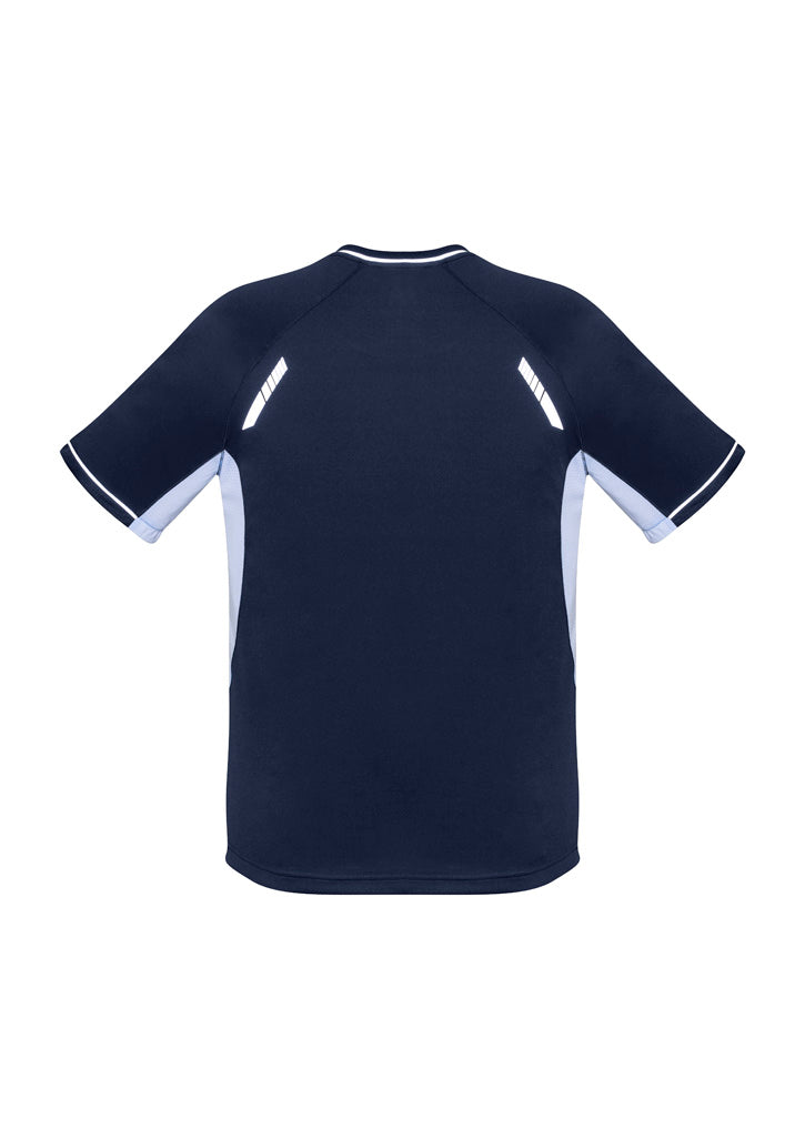 Mens Renegade Short Sleeve Tee - Navy/White/Silver ||SRC=https://cdn.fashionbizapps.nz/honeybee/images/T701MS_bProduct_Navy_White_Silver_02_opXdDzL.jpg