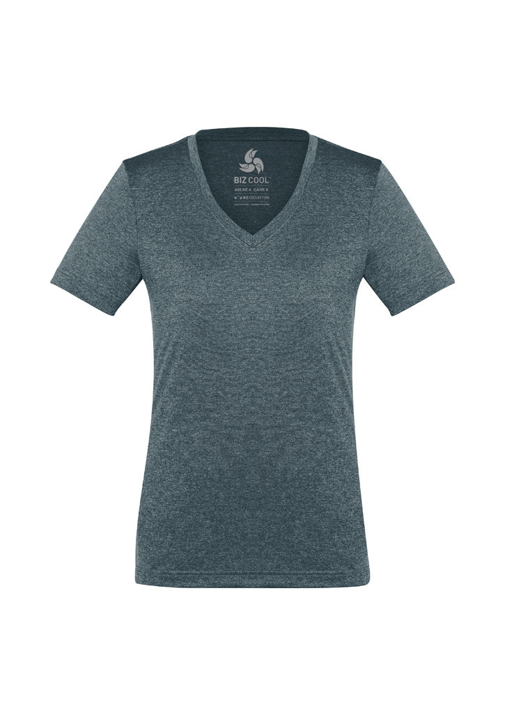 Womens Aero Short Sleeve Tee - Charcoal ||SRC=https://cdn.fashionbizapps.nz/honeybee/images/T800LS_Product_Charcoal_01_IIe9kxw.jpg