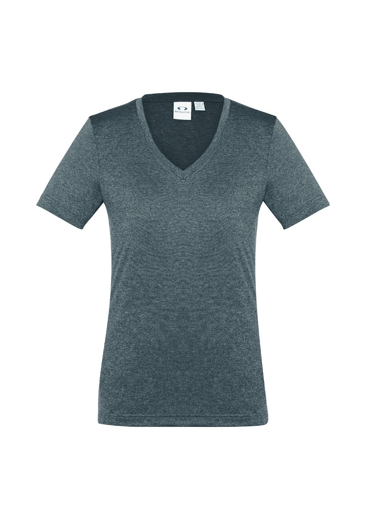 Womens Aero Short Sleeve Tee - Charcoal ||SRC=https://cdn.fashionbizapps.nz/honeybee/images/T800LS_Product_Charcoal_01_ODMw1qB.jpg