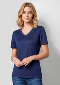 Womens Aero Short Sleeve Tee ||SRC=https://cdn.fashionbizapps.nz/honeybee/images/T800LS_Talent_Navy_01_R_HwSbGNI.jpg