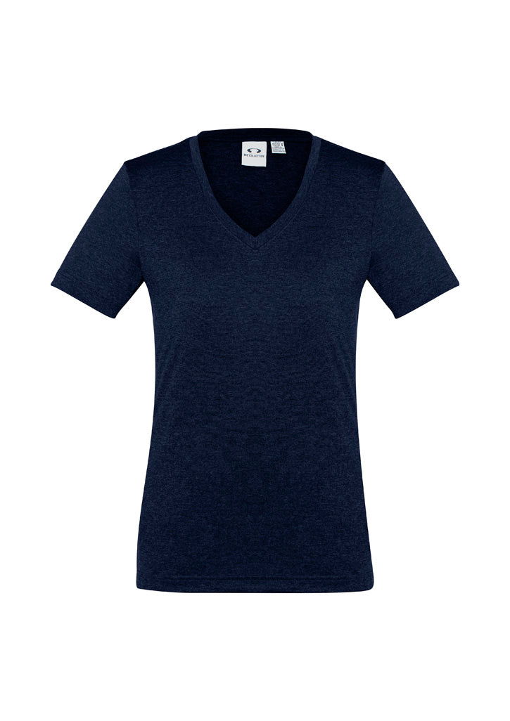 Womens Aero Short Sleeve Tee - Navy ||SRC=https://cdn.fashionbizapps.nz/honeybee/images/T800LS_bProduct_Navy_01_G5QV623.jpg