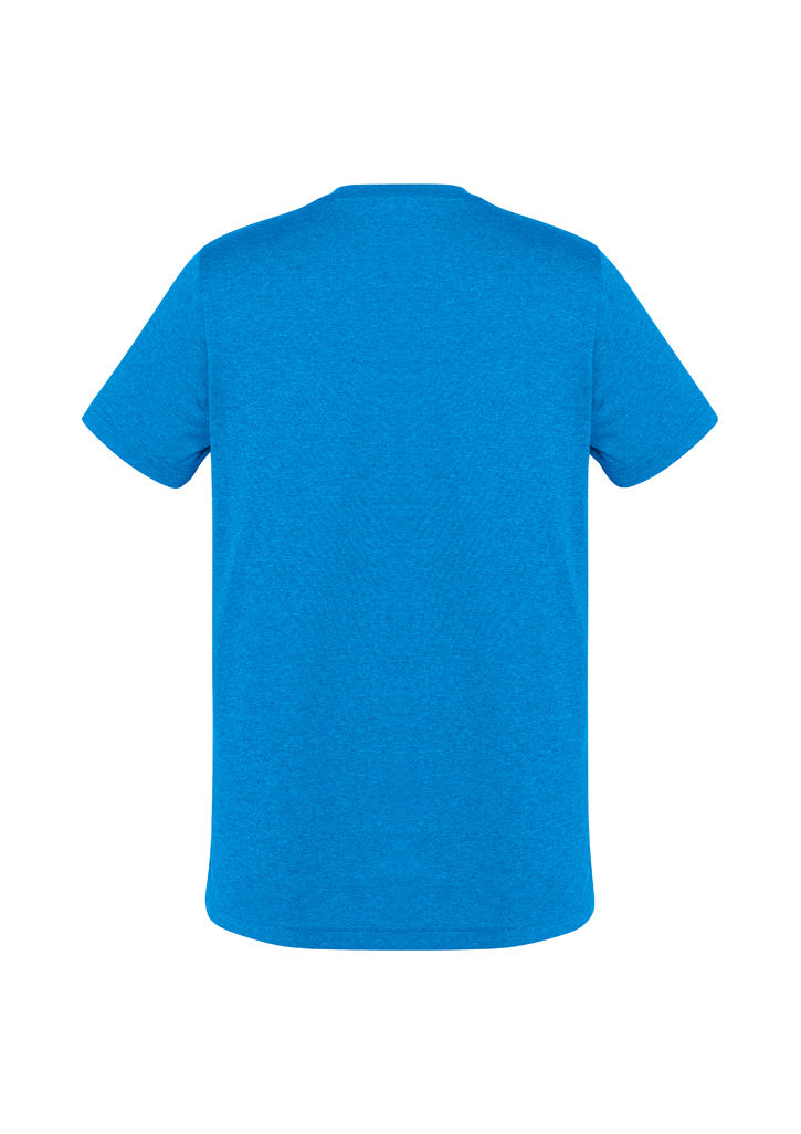 Mens Aero Short Sleeve Tee - Cyan ||SRC=https://cdn.fashionbizapps.nz/honeybee/images/T800MS_Product_Cyan_02_s8hbphJ.jpg