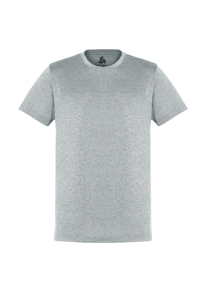 Mens Aero Short Sleeve Tee - Silver ||SRC=https://cdn.fashionbizapps.nz/honeybee/images/T800MS_Product_Silver_01_NKROQVK.jpg