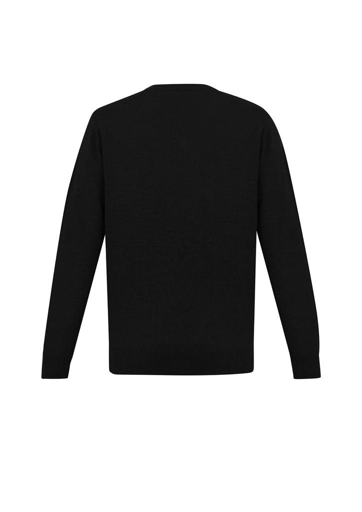 Mens Roma Knit Pullover - Black ||SRC=https://cdn.fashionbizapps.nz/honeybee/images/WP916M_bProduct_Black_02_m3D6NG3.jpg