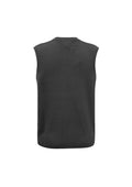 Mens Woolmix Knit Vest - Charcoal ||SRC=https://cdn.fashionbizapps.nz/honeybee/images/WV6007_bProduct_Charcoal_02_ygBqEwS.jpg